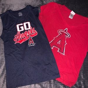 MLB Angels Baseball Tops Bundle